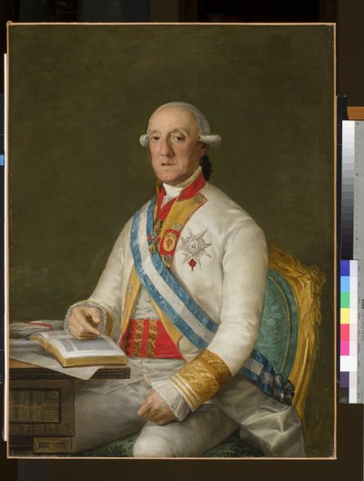 Vicente Maria de Vera de Aragon, Duque de la Roca by Francisco de Goya